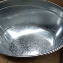 Large 6-Gallon Galvanized Tin Beverage Tub, 20x14x10 inches (Pack of 2)
