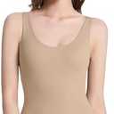 Spoxiyue Women's Ballet Tank Leotards Ballet Dancewear Scoop Neck Bodysuit Women's Team Basic Tank Leotards, Small