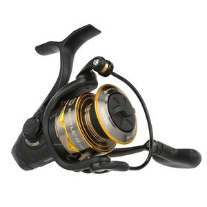 PENN Battle IV Size 2500 Spinning Fishing Reel, Full Metal Body and Sideplate, CNC Gear Technology, Hydro Armor Seals Critical Area from Water Intrusion, HT-100 Drag System