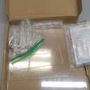 YestBuy 4 Tier Cupcake Stand Acrylic Tower Display with LED Light Premium Holder Dessert Tree Tower for Birthday Candy Bar Dcor Weddings, Parties Events (Yellow Light)