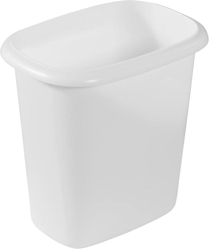 Rubbermaid 6 Quart 1.5 Gallon Traditionally Shaped Heavy Duty Lightweight Bedroom, Bathroom, and Office Wastebasket Trash Can Rubbermaid 6 Quart 1.5 Gallon Traditionally Shaped Heavy Duty Lightweight Bedroom, Bathroom, and Office Wastebasket Trash Can