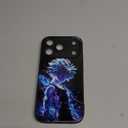 Kirua HxH Japanese Anime Manga Case for iPhone 17 Pro, Tempered Glass with Silicone Frame for Drop Protection