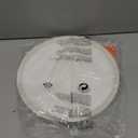 TALOYA Flush Mount 12 Inch Ceiling Light (Milk White Shell), 20W Surface Mount LED Light Fixture for Bedroom Kitchen,5 Color Temperatures in One,0.94 Inch Thickness Round