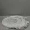 Little2Big Toilet Seat with Built-In Toddler Potty Training Seat, Slow Close, Easy to Install, Made in USA, ELONGATED, White