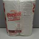 Amazon Brand - Presto! Ultra-Strong 2-Ply Toilet Paper, 24 Mega Rolls = 120 Regular Rolls, 308 Sheets Per Roll, Unscented
