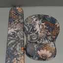 Boho Aesthetic Mouse Pad with Wrist Rest Keyboardpad Vintage Wildflowers Wrist Rest for Computer Keyboard Wrist Rest, Non-Slip Base Home/Office for Computer Keyboard, Made Easy Typing & Relieve