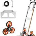 VEVOR 2 in 1 Aluminum Hand Truck 650 lbs, Convertible Hand Truck with 6 Wheels & Dual Handles, Integrated Frame Multipurpose Stair Climber for Home Shopping Moving Warehouse