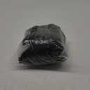 H.VERSAILTEX Non-Slip Bath Mat - Chenille Striped, 17" x 24", Absorbent, Soft Shaggy, Washable, Dry Fast - Black