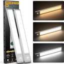 12" Under Cabinet Lights,88 LED Operated Motion Sensor Light Indoor,2200mAh USB Rechargeable Closet Lights, 2 Pack Magnetic Dimmable Closet Lights?Wireless Under Counter Lights for Kitchen, Stairs