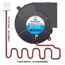 WINSINN DC 97mm Blower Fan 12V 9733 Dual Ball Bearing Brushless Cooling Turbine Turbo 97x33mm 2PIN