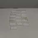 Zhehao 100 Pcs Mini Spray Bottles 2 ml Clear Glass Perfume Bottles Refillable Fine Mist Perfume Atomizer Portable Empty Sample Containers for Cleaning, Essential Oils, Travel (Clear Cap)