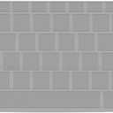 Batianda Premium TPU Keyboard Cover for 13.8" & 15" Microsoft Surface Laptop 2024 (7th Edition) Soft Durable Spill & Dust Resistant, Lightweight and Portable, Grey