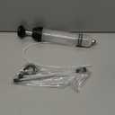 Thorstone 200cc Automotive Fluid Extractor Pump, Manual Oil Change Syringe with 50cm Rubber Hose & 2pcs 22cm PVC Suction Tubes