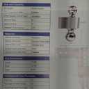 Adjustable Trailer Hitch - Tlvuvmo Aluminum Drop Hitch (Fits 2.5'' Receiver), 8 Inch Drop/Rise, 18,500 LBS GTW Heavy Duty Truck Hitch, (2'' & 2-5/16'') Chrome Plated Steel Balls - Tow Hitch Ball Mount