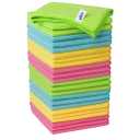 MR.SIGA Microfiber Cleaning Cloth, Pack of 24, Size: 12.6" x 12.6"