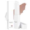 Cover Cream Stick, Color Changing Foundation Stick, Skin Matching Cover Cream with Medium to Full Coverage Dewy Finish Base Makeup, Dual-Ended with Detachable Brush (Tan)