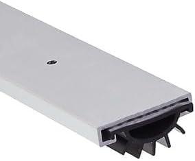 Door Seal Strip Bottom - Door Sweeps for Bottom of Door Exterior - Neoprene Bottom Door Seal, Draft Stopper - Aluminum, 48 Inches Long