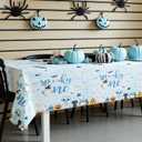 2 x MEHOFOND Spooky One Birthday Decorations Boy, 3 Pcs Blue Halloween First Birthday Tablecloths, Spooky One Table Cloth Halloween 1st Bday Party Decorations, Ghost Pumpkin Table Cover Party Decor