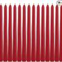 Grcdoyvl 14 Pack Tall Red Taper Candles  10 Inch Red Dripless, Unscented Dinner Candle  Paraffin Wax with Cotton Wicks  8 Hour Burn Time.