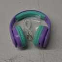 Kids Bluetooth Headphones, Lightweight Wireless Headphones for Kids, 85/94dB Volume Limited, 60 Hours Playtime, Bluetooth 5.3, Over-Ear Toddler Headsets with Built-in Mic-Purple