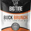 Food Plot Mix, Deer Attractant, Buck Brunch, No-Till Food Plot Mix, 4 lbs Bag, Great for Remote Plots, Fast Growing, Shade Tolerant