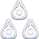 3-Pack Replacement Cushion for ResMed AirFit F20 Medium, FSA/HSA Eligible, Compatible with Original Airfit F20 Frame, Covers Nose and Mouth, Reliable Seal & Perfect Fit