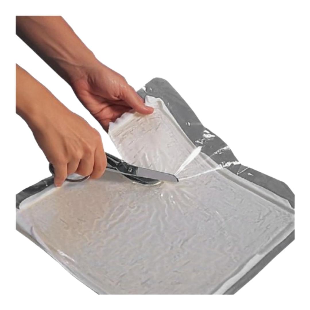 CRAMER Ortho Gel Pads for Sports Cushioning, Sprains, Hip Pointers, Absorbent Chin Straps, Fall/Dive Protection, Cut Pads for Custom Fit, Chill for Effective Cryotherapy, Thick Gel Padding (Bulk 1/4")