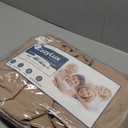 CozyLux King Size Comforter Set Khaki - 7 Pieces Bed in a Bag King, Luxury Soft Bed Set for All Seasons, Bedding Set with Down Alternative Comforter, Sheets, Pillowcases & Shams