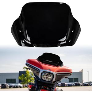 10" Wave Windshield - PSLER Wind Splitter Windscreen for Touring Street Glide FLHX , CVO Street Glide FLHXSE 2023 UP