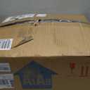 Dimmable Floor Lamp for Living Room, Farmhouse Floor Lamps with Elegant Hanging Cage, 3 x LED Edison Bulbs Included, 68.5" Industrial Standing Light for Bedroom Office Home Decor (Wood)