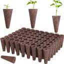 Tigvio 50 Piece Hydroponic Pods Kit: Grow Anything with 50 Grow Sponges - Compatible with All Hydroponics Brands