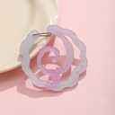 Jamortty Cute Carabiner Strawberry Shape Carabiner Clip Narutomaki Key Clips Keychain for Small Item Pendant Bag Decoration