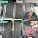 Floor Mats for 2013-2020 Toyota Sienna(Include Limited & Premium), 3 Row Liner Set Custom Fit All Weather Mats for Sienna, Waterproof Anti-Slip Floor Mats for Toyota 7 Passenger Front & 2nd 3rd Row