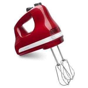 KitchenAid 5 Ultra Power Speed Hand Mixer - KHM512, Empire Red (1 Pack)