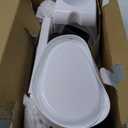 MR.SIGA Toilet Plunger and Bowl Brush Combo for Bathroom Cleaning, White, 2 Sets