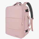 Taygeer Travel Backpack for Women, Carry On Backpack with USB Charging Port & Shoe Pouch, TSA 17inch Laptop Mochila Flight Approved, Nurse Bag Casual Daypack for Weekender Business Hiking, Pink