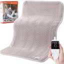 Extra Large Heating Pad for Back,32"x20" Electric Heating Pad for Neck,Shoulder,Leg,Knee&Menstrual Cramp Pain Relief,6 Heat Settings&10 Auto-Off Timers,Machine Washable,Gifts for Lover (White)