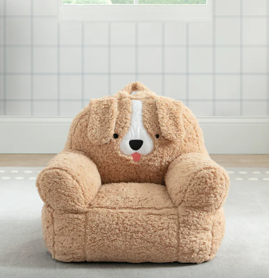 Delta Children Cozee Buddy Dog Chair, Beige