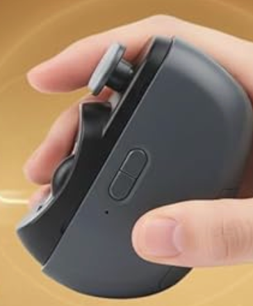 Electric Nail Clipper - 3 in 1 Upgraded Smart Trimming & Polishing Nail Clipper with 2 Adjustable Speeds, LED Light & Chip Collecting Box, Suitable for Adults, Elderly