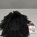 GNIMEGIL Mens Dreadlock Wig Black Curly Male Fake Dreads Loc Short Braided Wig with Bangs Realistic Twist Rasta Wigs Roleplay