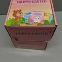 24 Pack Scratch Books Easter Party Favors, Rainbow Scratch Notebook Paper Bulk for Kids Student Classroom School Gifts Prizes, Easter Basket Goodie Bag Fillers Stuffers
