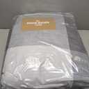 Eddie Bauer - Oversized King Comforter Set, 7 Piece Bed in a Bag Bedding Set, Easy Care Cotton Percale Blend, Ultra-Soft Breathable Fabrics (Plaid Grey, King)