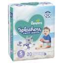 Pampers Swim Diapers - Splashers - Size S, 20 Count, Gap-Free Disposable Baby Swimming Pants