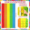 Tiamon 2 Pack Building Blocks Party Decorations 3.3 x 6.6 Ft Foil Fringe Curtains Colorful Blocks Birthday Backdrop Tinsel Streamers Photo Booth Props for Brick Baby Shower Birthday Party Supplies