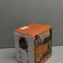 Buyplus Electric Space Heater - Outdoor Heater with Super Long Cord, Overheat Protection, Heaters Heat Up in 2 Seconds, 3 Modes, Small Fan Heater Tent Ceramic Space Heater for Patio, Amber