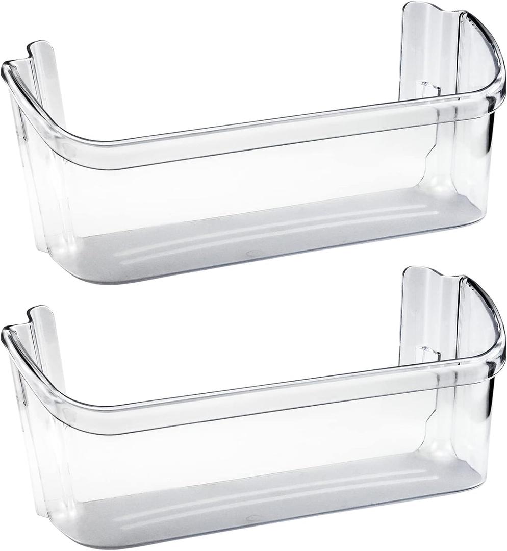 AMI PARTS 240363702 Refrigerator Door Bin Side Shelf Fit for Frigi-daire, Ken-more Refrigerator - Replaces 240363704, 240363705, 240363708, AP2116106, PS430207 (2 Pack)