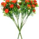 BESTOYARD Realistic Artificial Fruit 4 Pcs Faux Strawberry Bunches for Home Desk Office Decor Lifelike Faux Fruit Ornaments Seasonal Everyday Decoration 12.6 X 3.5 X 4.7 Inches