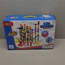 JOYIN 207Pcs Glowing Marble Run, Construction Building Blocks Toys with 5 Glow in The Dark, STEM Toy for Boys and Girls, Educational Toy, Gift for Christmas