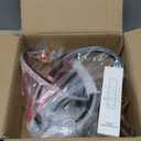 10 Inch Modern Ceiling Light, 24W LED Dimmable Ceiling Light with Remote Control, 3000-6000K Color Temperature Adjustable, Black Small Chandelier for Bedroom, Entryway, Hallway, Kitchen