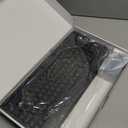 Trueque Wireless Keyboard and Mouse Combo - Full-Size Quiet Keyboard with Palm Rest, Phone Holder, Multimedia Keys, Power Switch, Compatible with Windows, Chrome OS, PC, Laptop (Batteries Included) (Black)